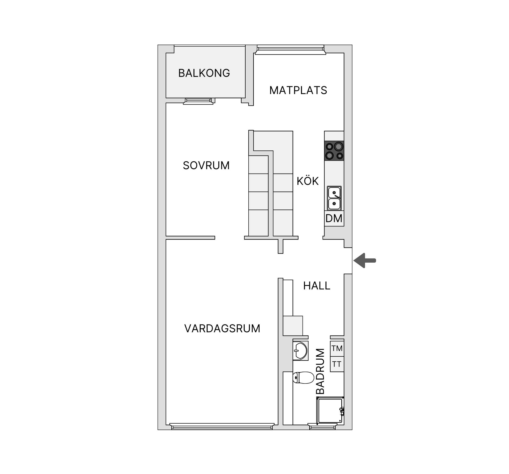 2 rum Lägenhet på Frejgatan 45 Valsta Sigtuna kommun - bild 19