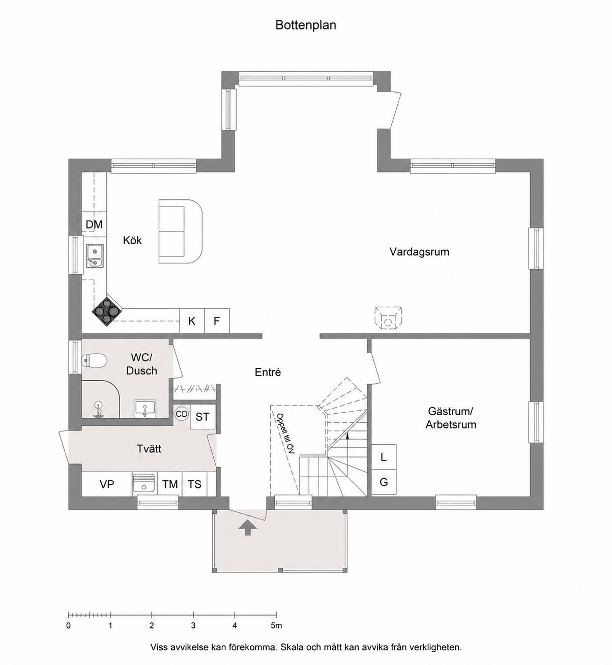 6 rum Gård/skog på Gröna gångens väg 6 Bro Upplands-Bro kommun - bild 49