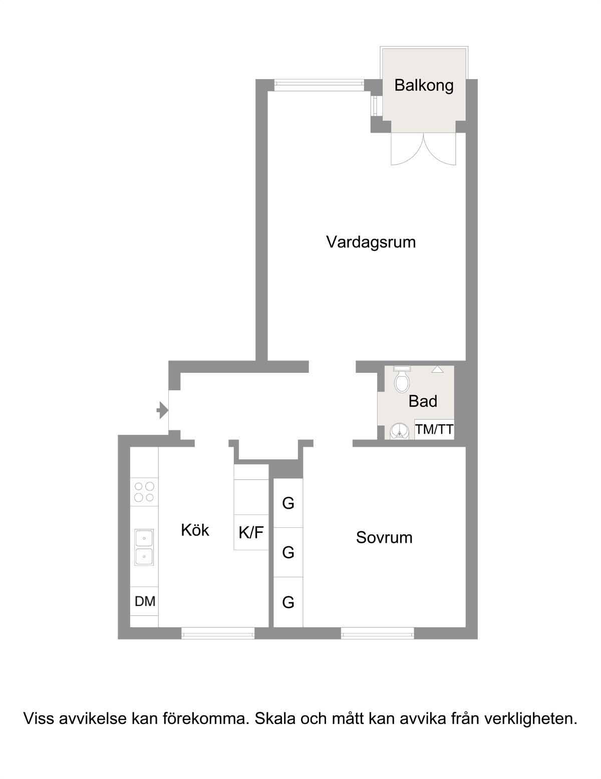 2 rum Lägenhet på Tellusgatan 6C Planetstaden/Stampelyckan Lunds kommun - bild 26