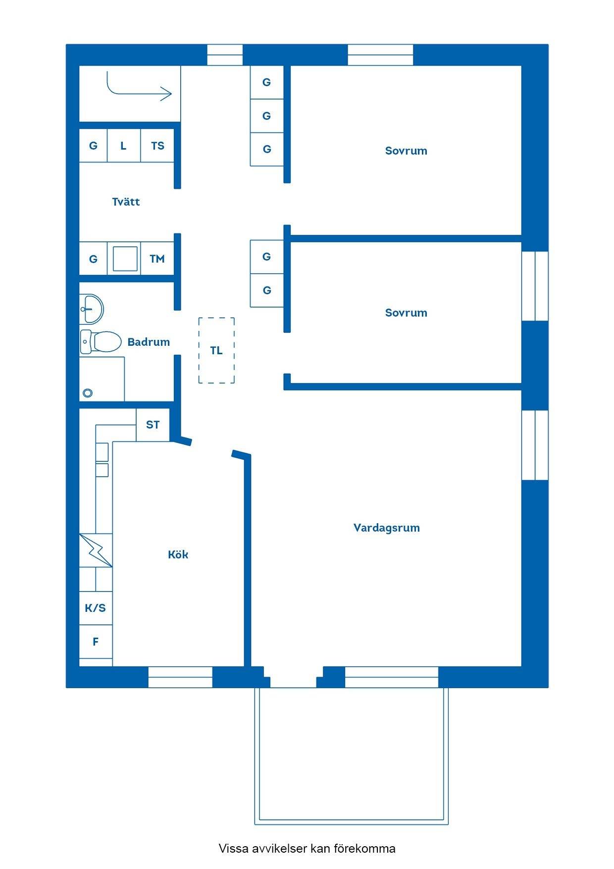 3 rum Lägenhet på S:t Ibbsgatan 11B Centralt Sölvesborgs kommun - bild 21