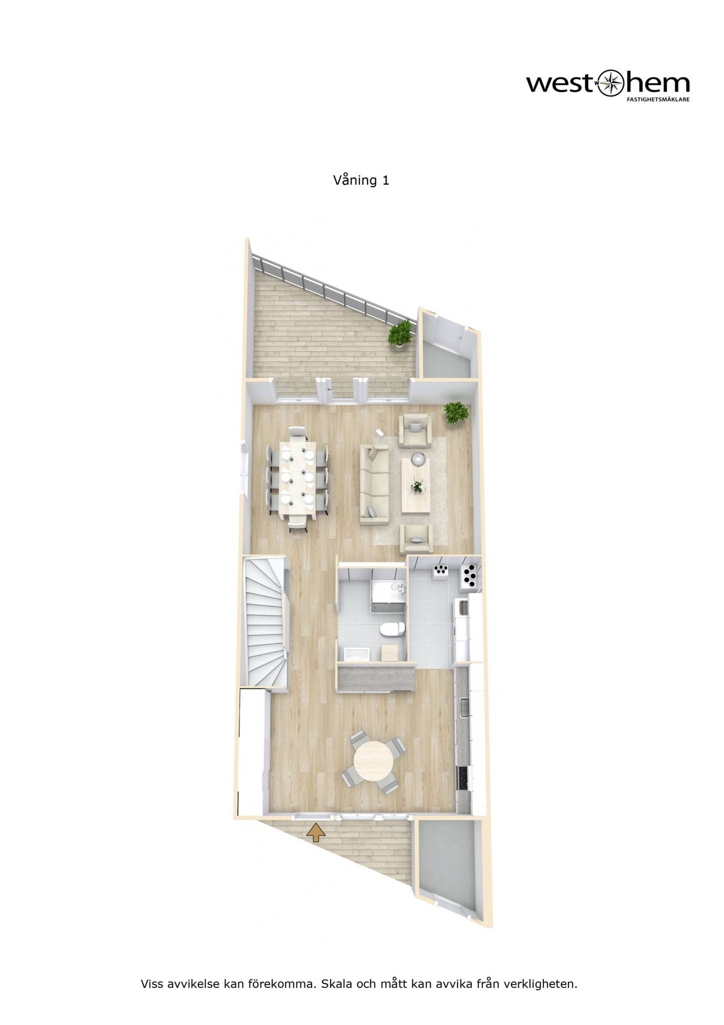5 rum Radhus på Spinnakergatan 20 Öster Mälarstrand Västerås kommun - bild 60