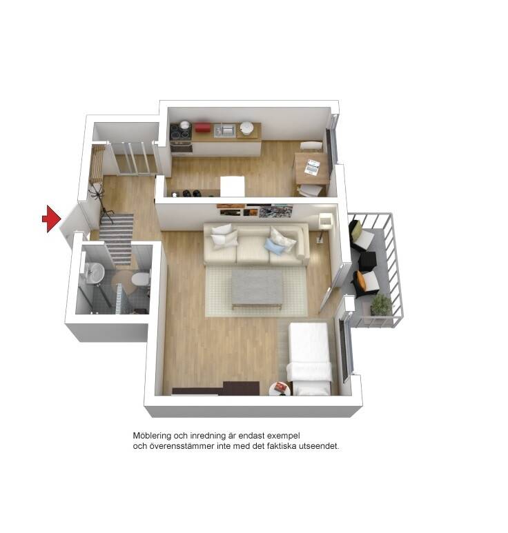 1 rum Lägenhet på Gustav Adolfsgatan 28 Centralt/Vasastaden Linköpings kommun - bild 12