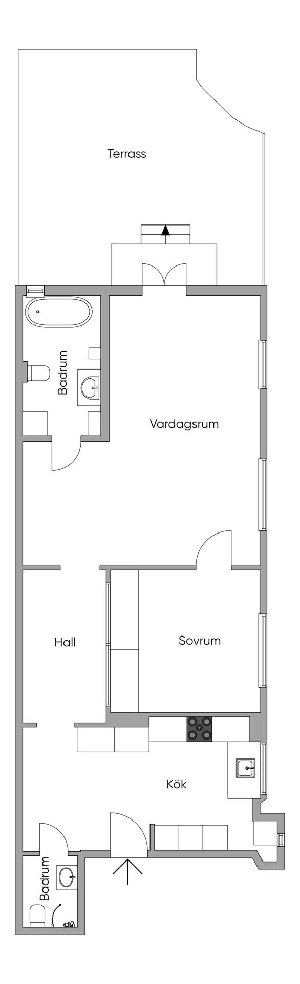 2 rum Lägenhet på Södra Storgatan 19B Helsingborg Helsingborgs kommun - bild 22