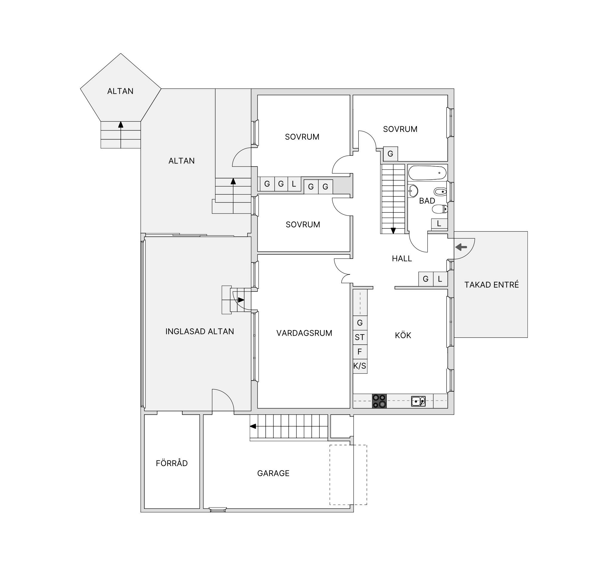 4 rum Villa på Lärarvägen 4 Bredbyn Örnsköldsviks kommun - bild 40