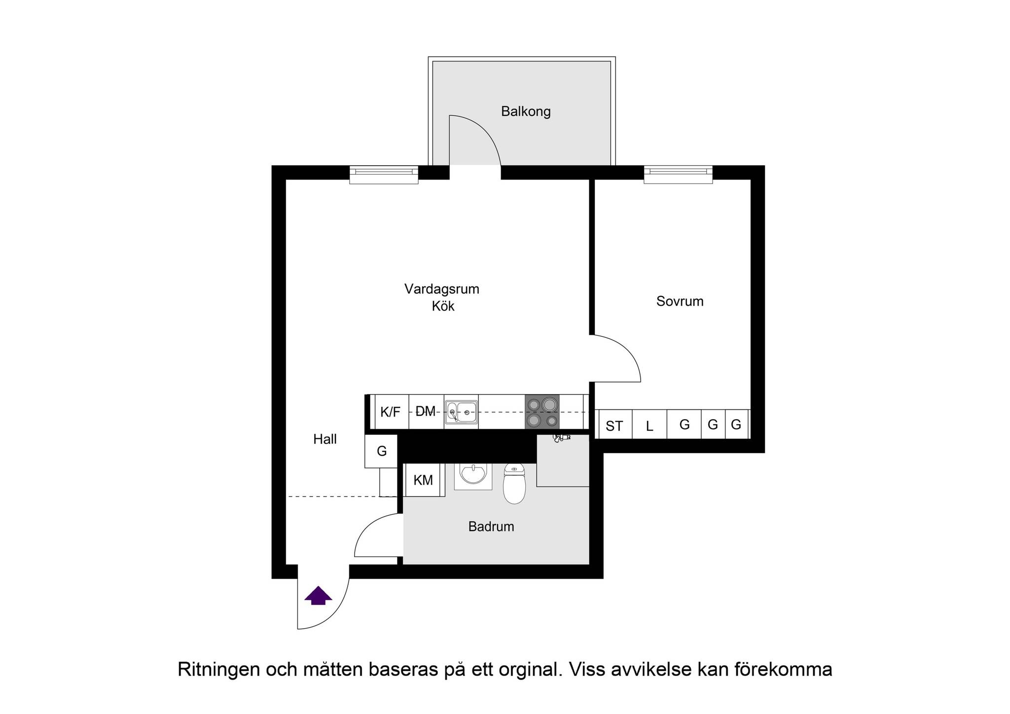 2 rum Lägenhet på Källtorpsvägen 11 Kallhäll Järfälla kommun - bild 33