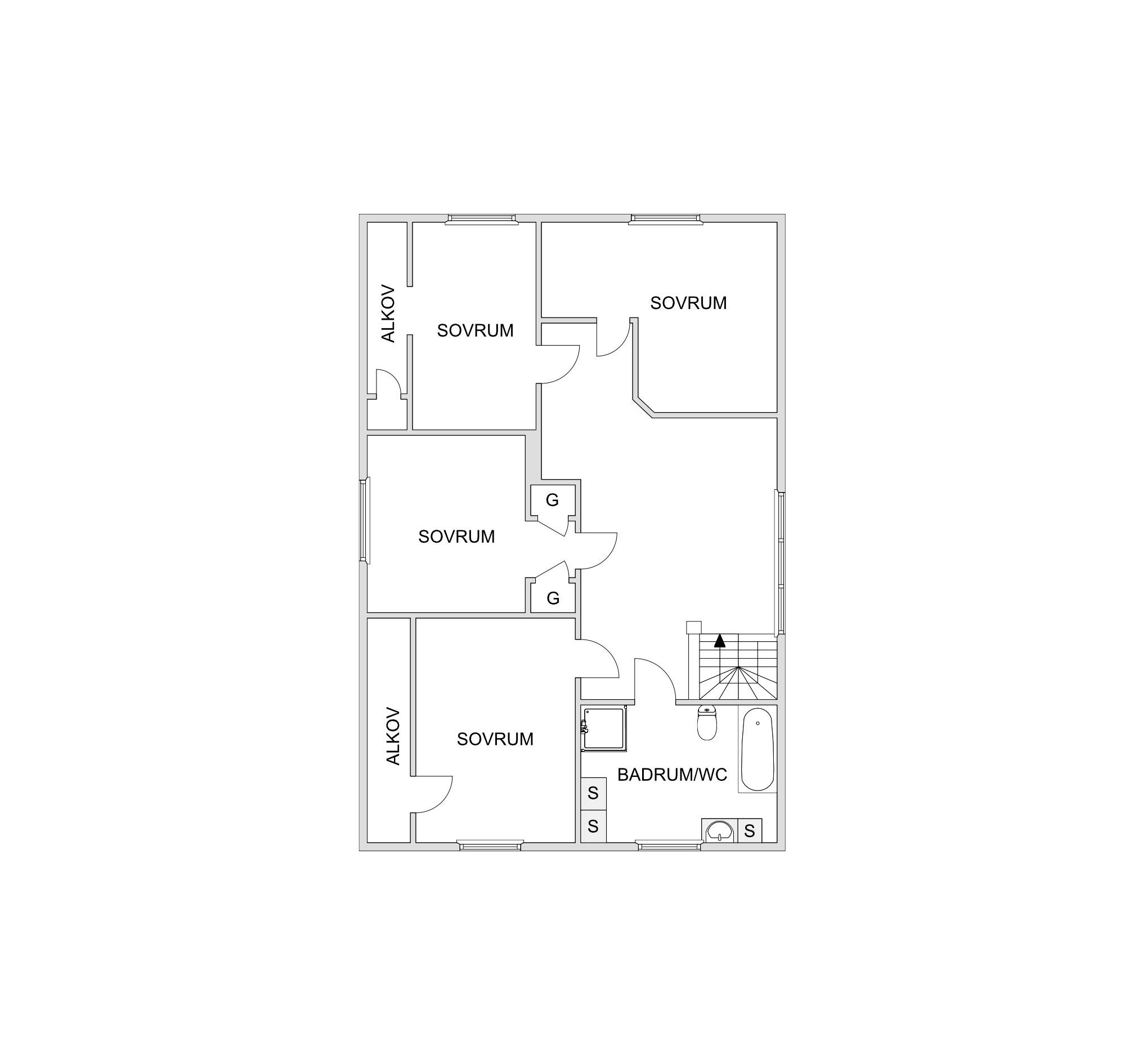 8 rum Villa på Skiffervägen 7 Överhörnäs Örnsköldsviks kommun - bild 33