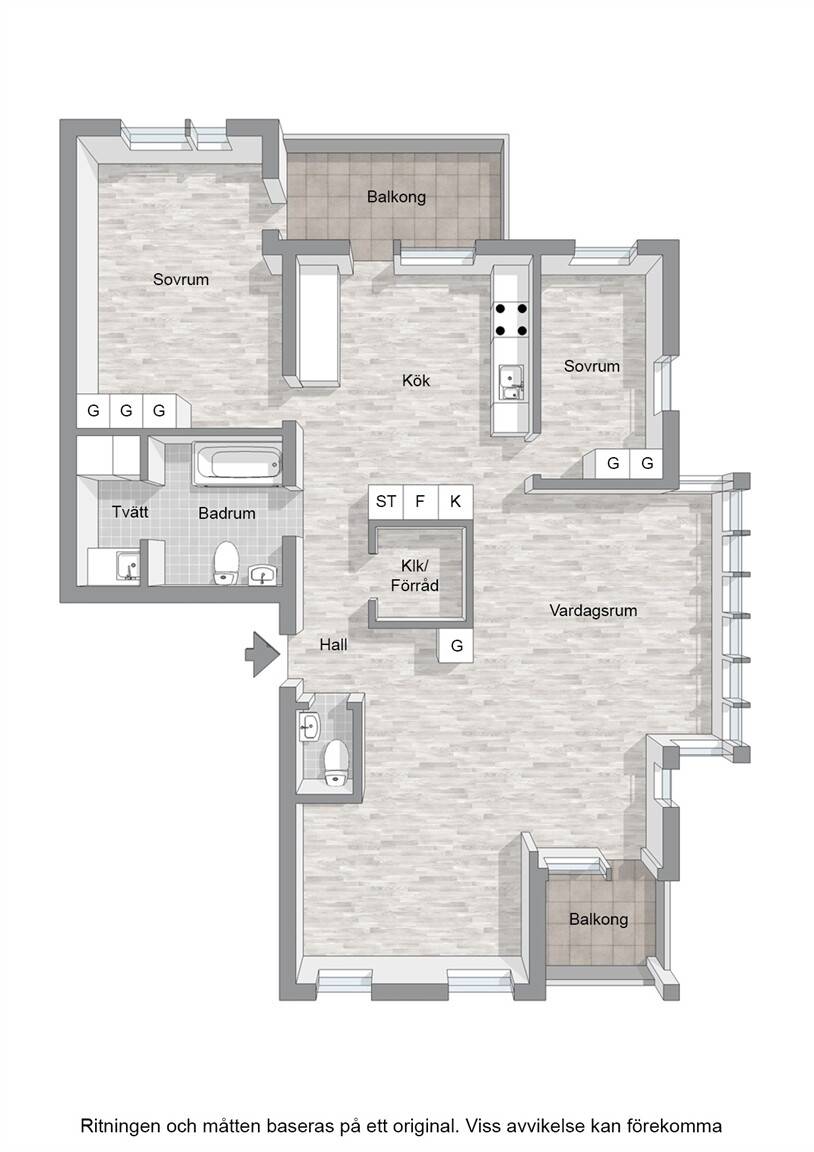 3 rum Lägenhet på Sjåaregatan 58A Gävle Strand Gävle kommun - bild 30