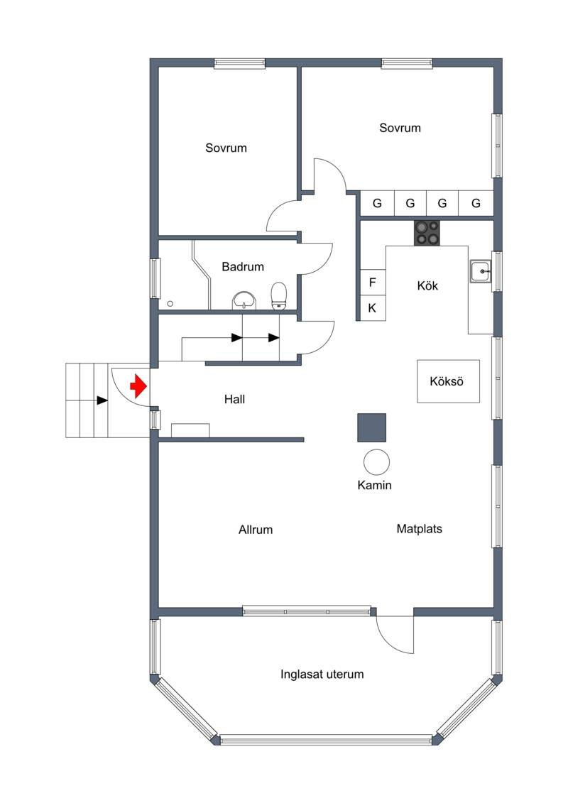 5 rum Villa på Ekgatan 6 Trälleborg Värnamo kommun - bild 43