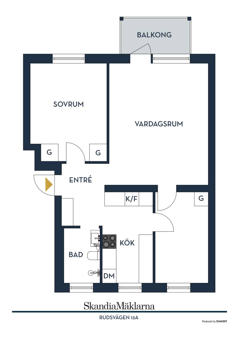 2.5 rum Lägenhet på Rudsvägen 13A Karlstads kommun - bild 24