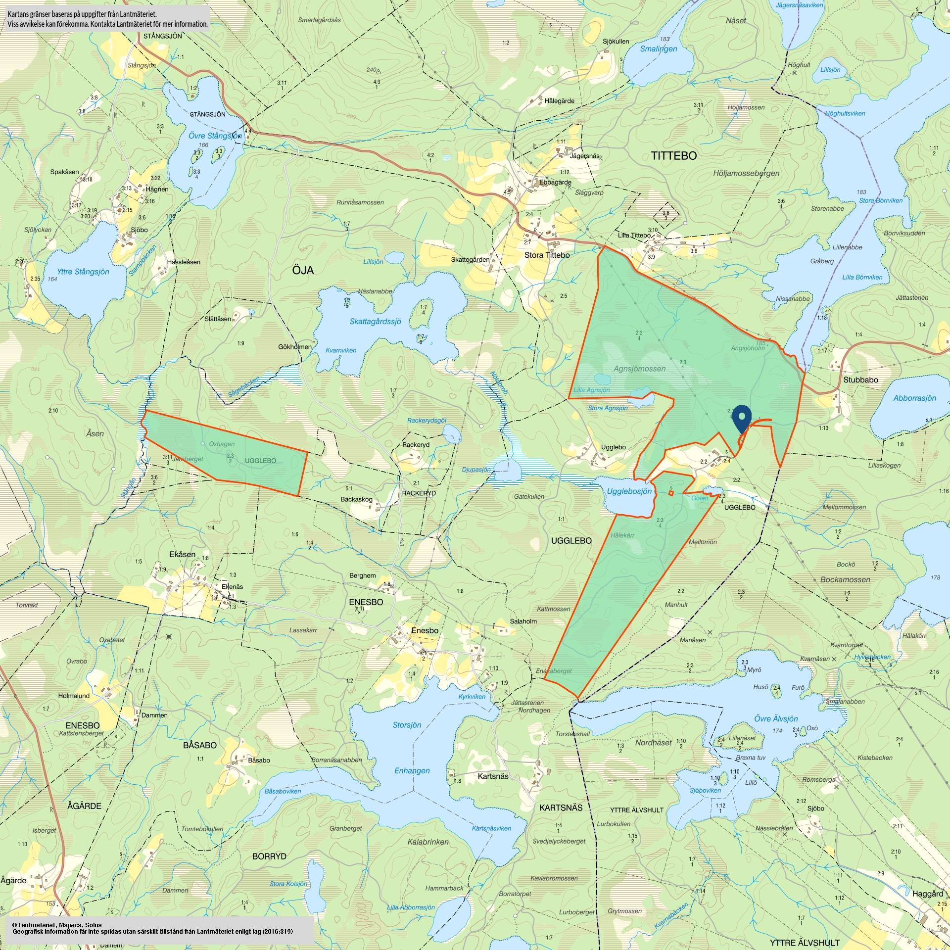 Gård/skog på SVENLJUNGA UGGLEBO 2:3 Örsås Svenljunga kommun - bild 36