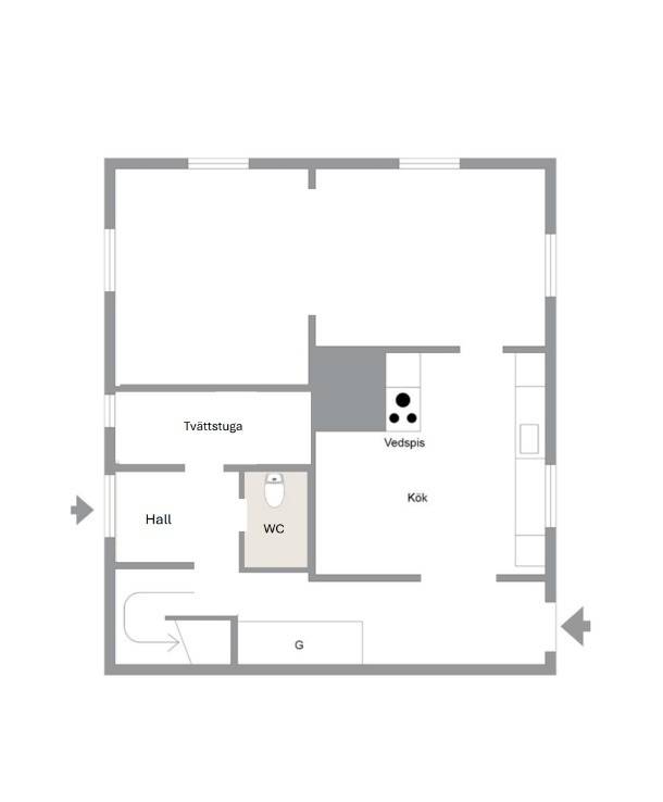 4 rum Villa på Hagaströmsvägen 187 Lund Gävle kommun - bild 42
