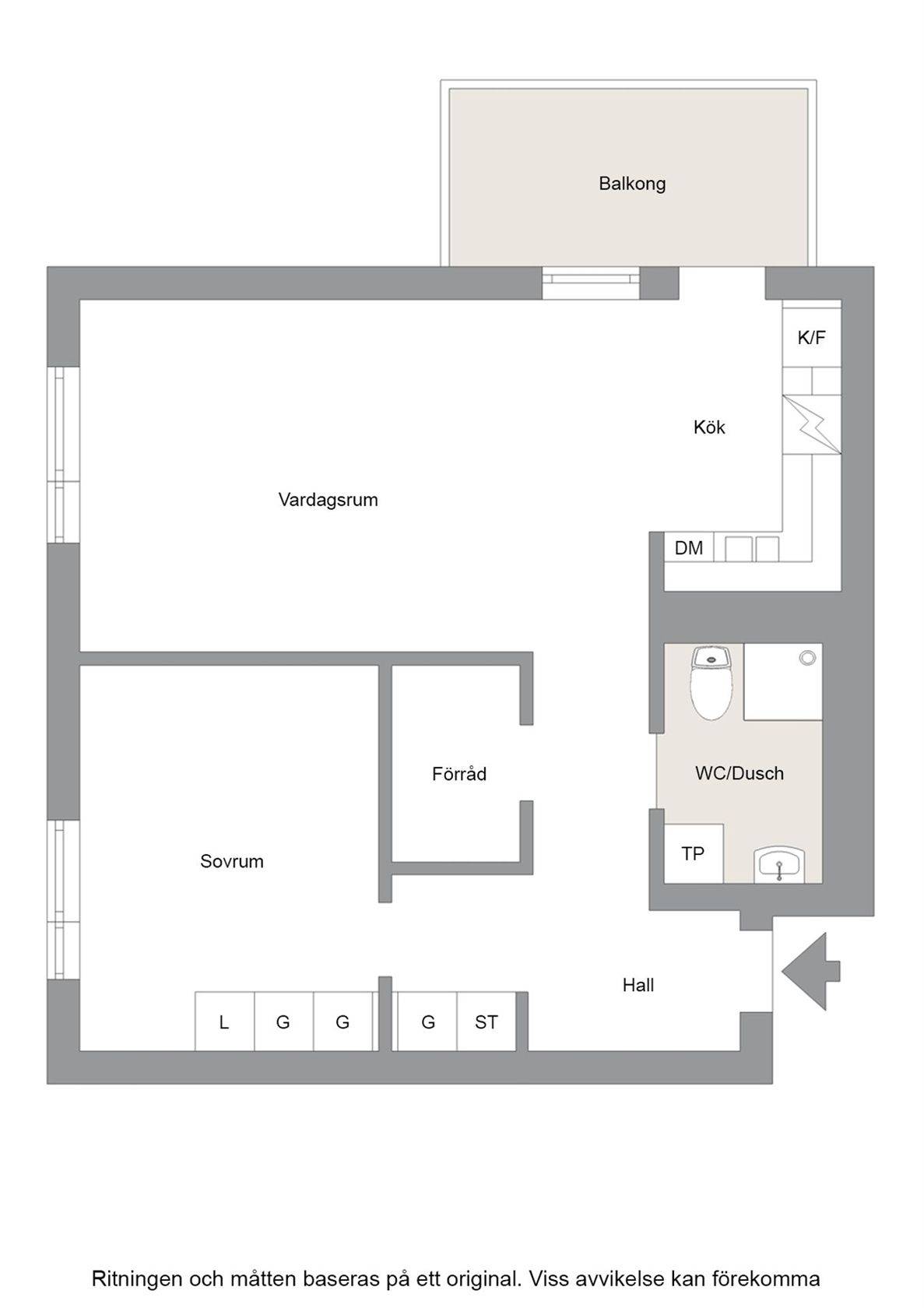 2 rum Lägenhet på Liljevägen 10 Villastaden Gävle kommun - bild 24