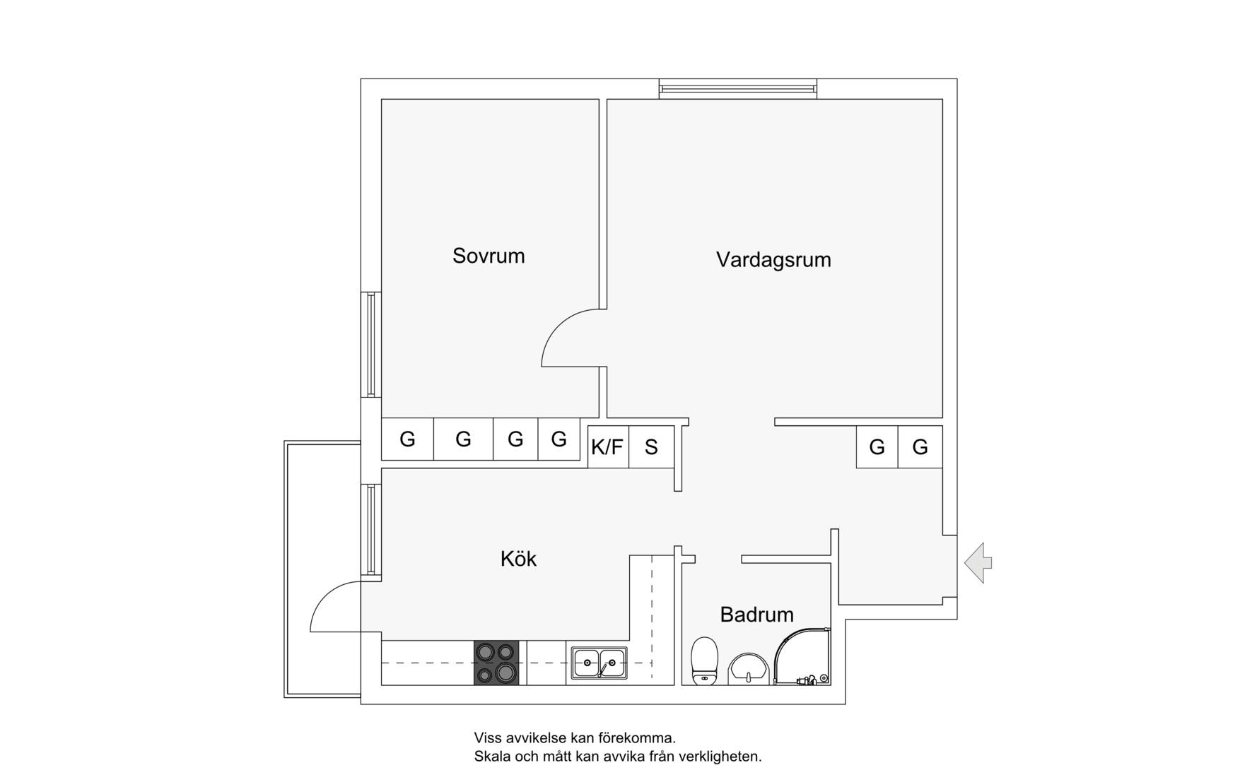2 rum Lägenhet på Vintrosagatan 56 3tr Hagsätra Stockholms kommun - bild 25