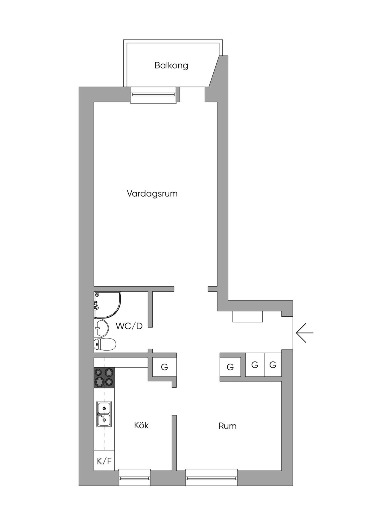 2 rum Lägenhet på Södra Esplanaden 15B Centrum Lunds kommun - bild 25