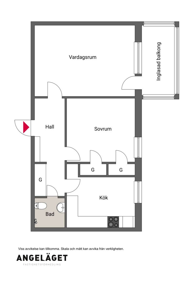 2 rum Lägenhet på Hällbruksgatan 18 Örnäset Luleå kommun - bild 19