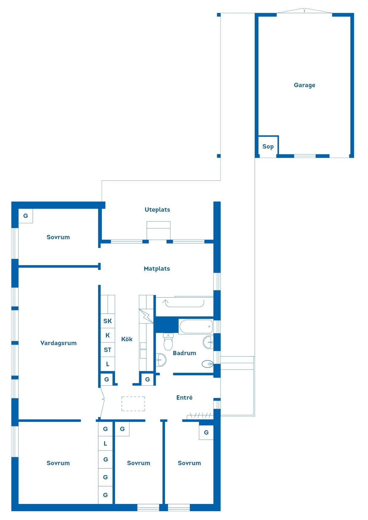 4 rum Villa på Lokattvägen 3 Olsbacka Gävle kommun - bild 55