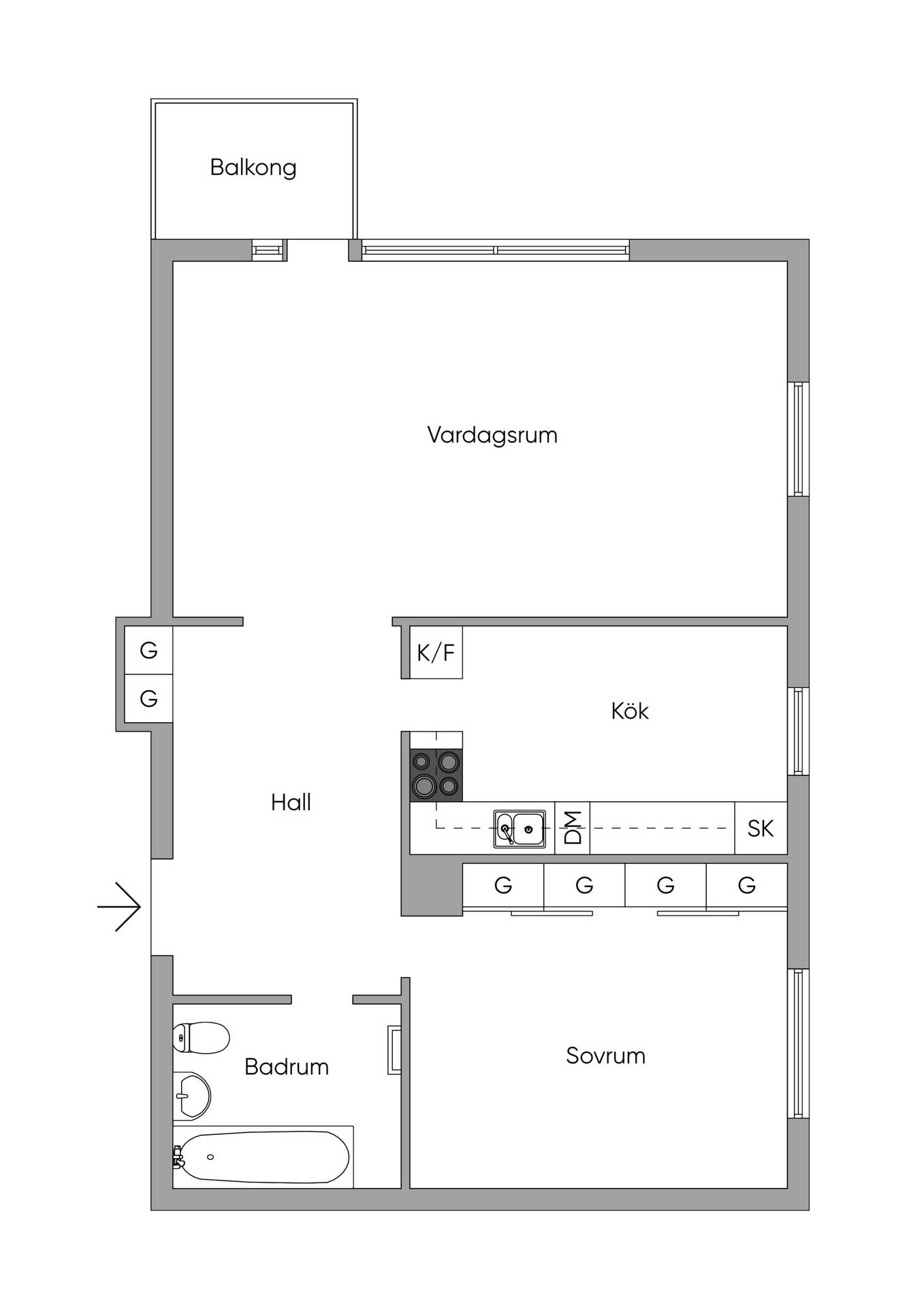 2 rum Lägenhet på Torsbygatan 18 Farsta Stockholms kommun - bild 26