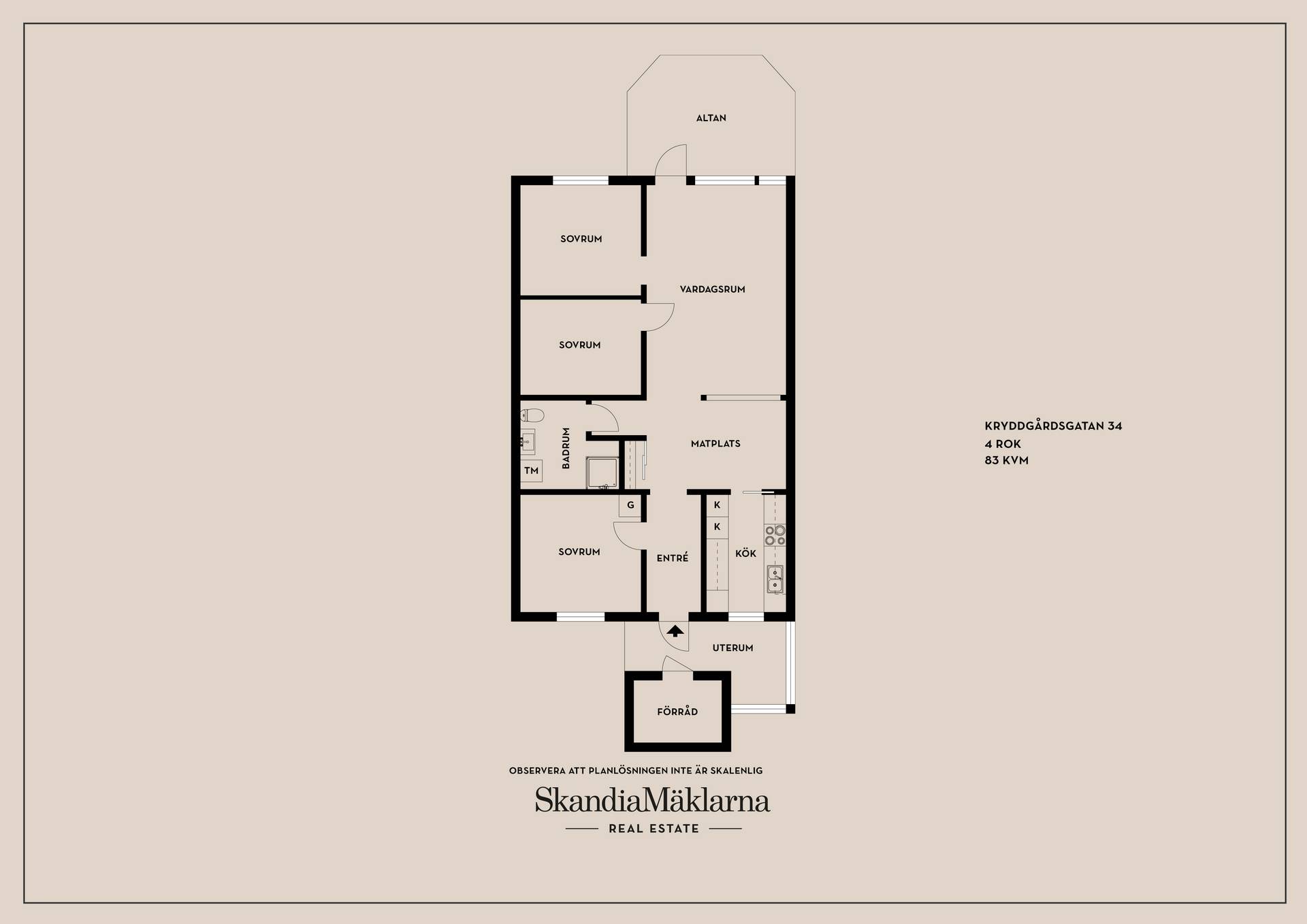 4 rum Parhus på Kryddgårdsgatan 34 Borås kommun - bild 32
