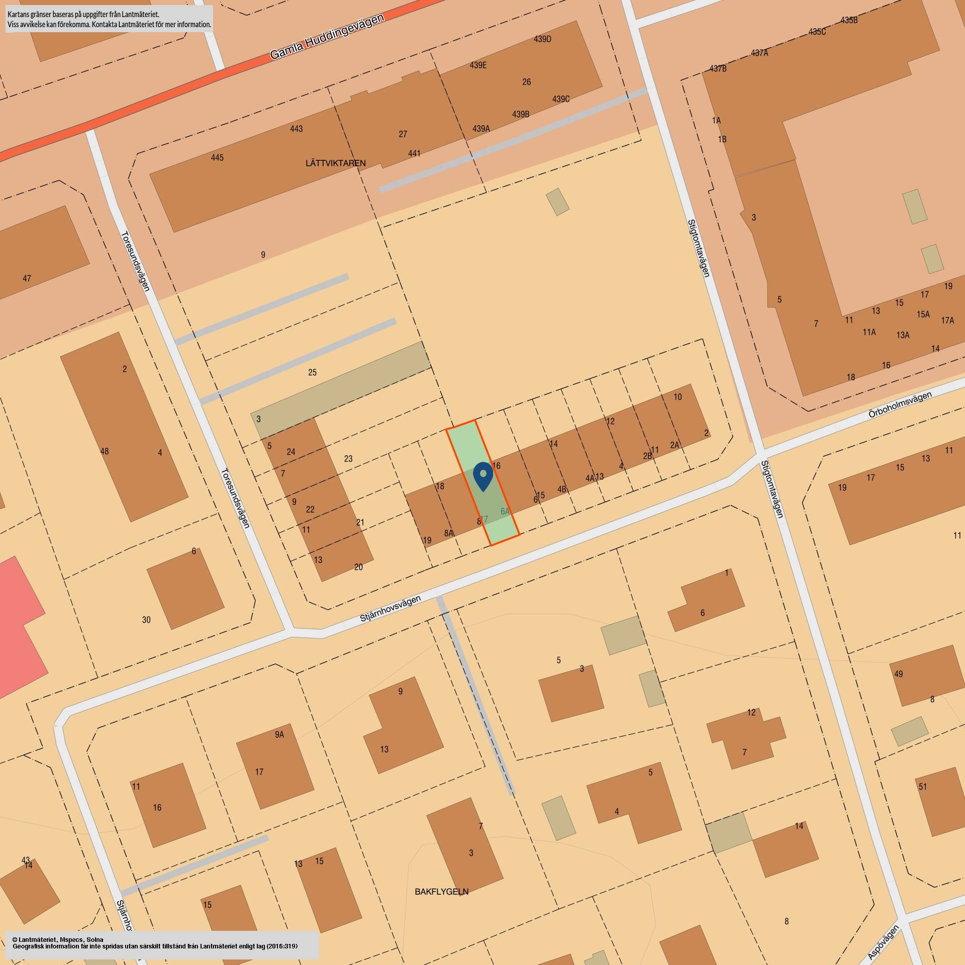 6 rum Radhus på Stjärnhovsvägen 6A Örby - Älvsjö Stockholms kommun - bild 18