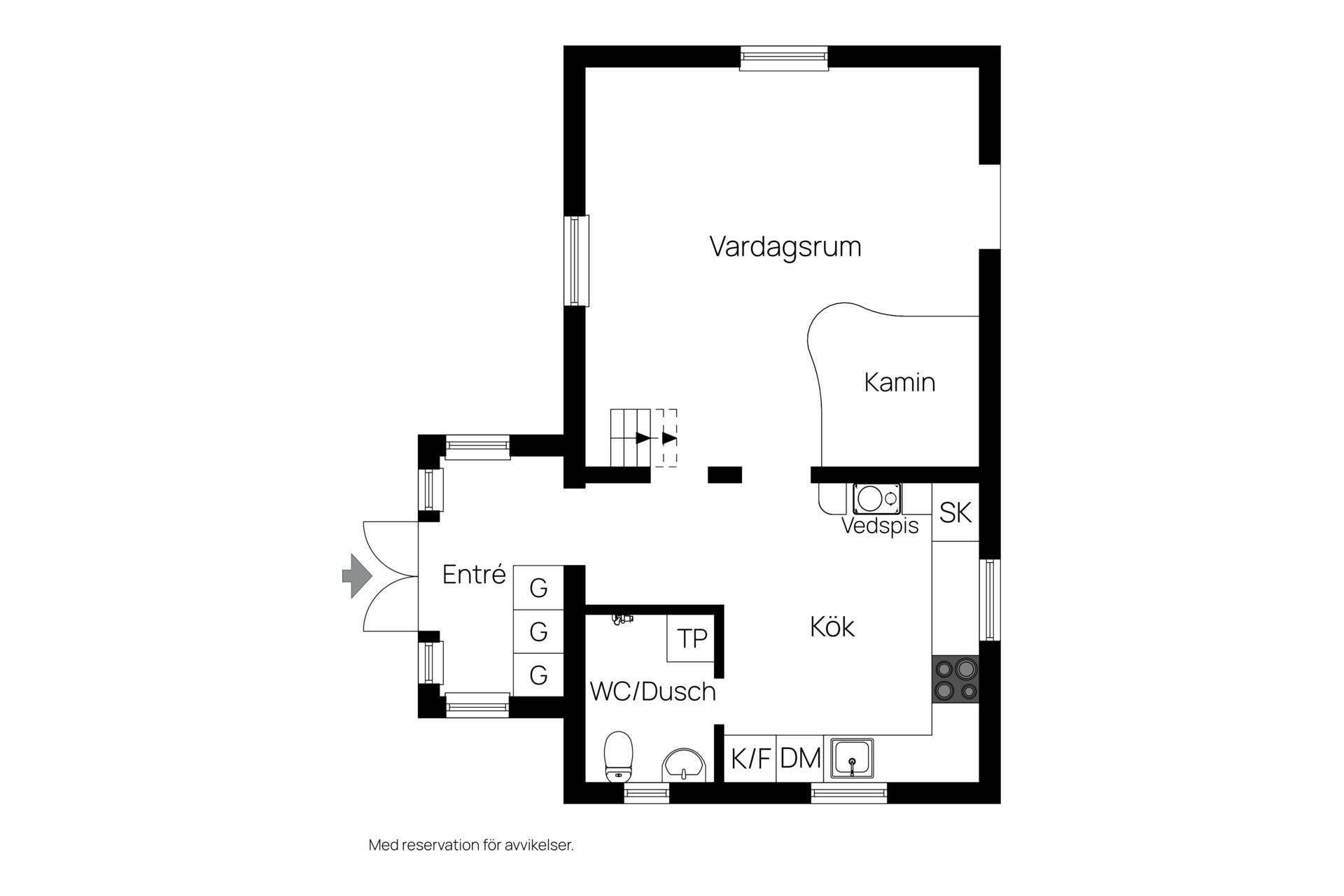 2 rum Vinterbonat fritidshus på Ormåsa Fridhemsberg 1 Borås kommun - bild 36