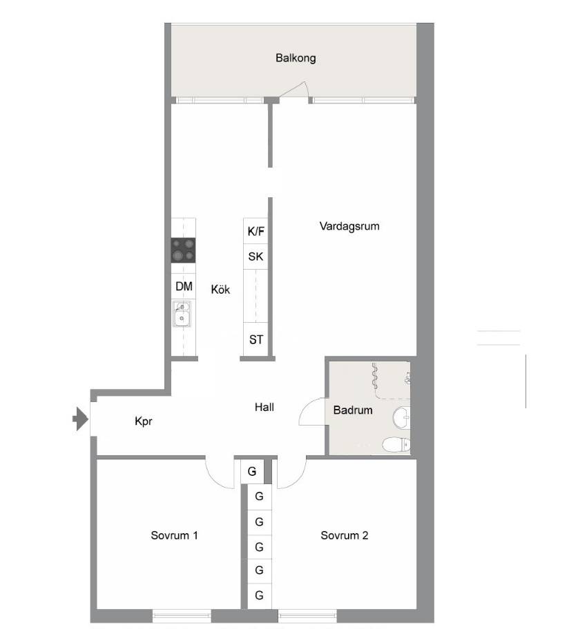 3 rum Lägenhet på Myntgatan 7L Moröhöjden Skellefteå kommun - bild 17