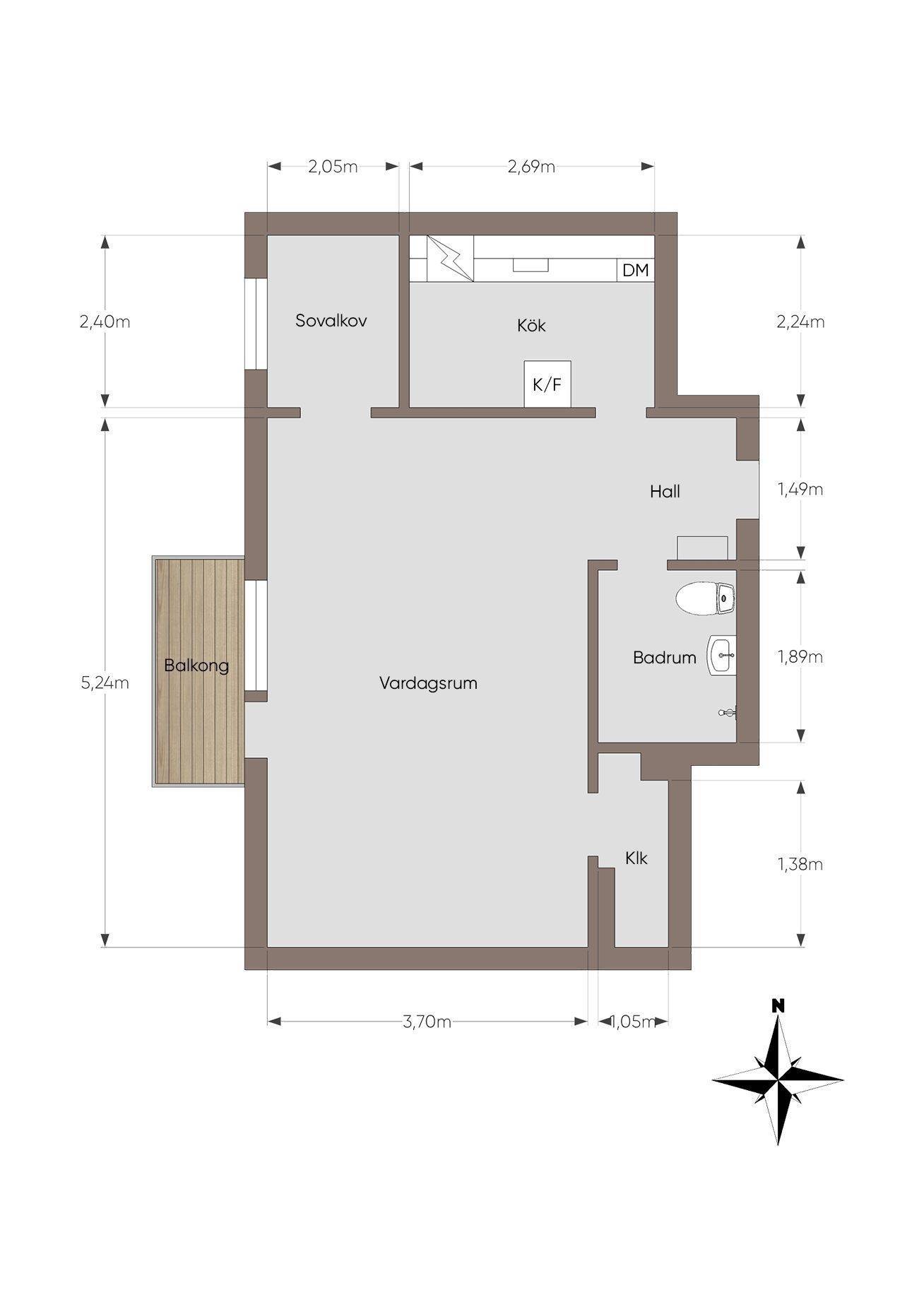1.5 rum Lägenhet på Spolegatan 10B Motala Motala kommun - bild 16