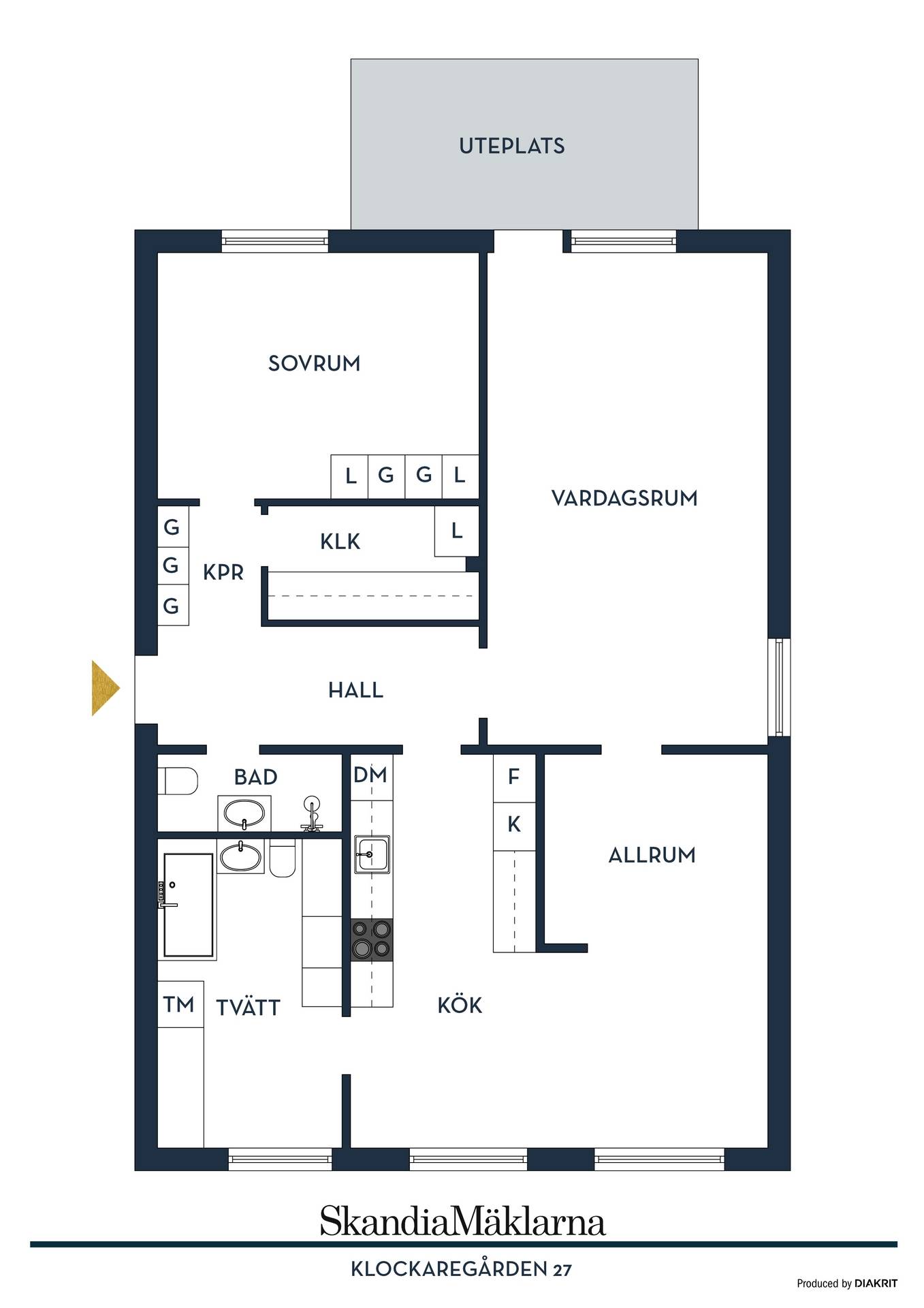 3 rum Lägenhet på Klockaregården 27 Skäggetorp Linköpings kommun - bild 29