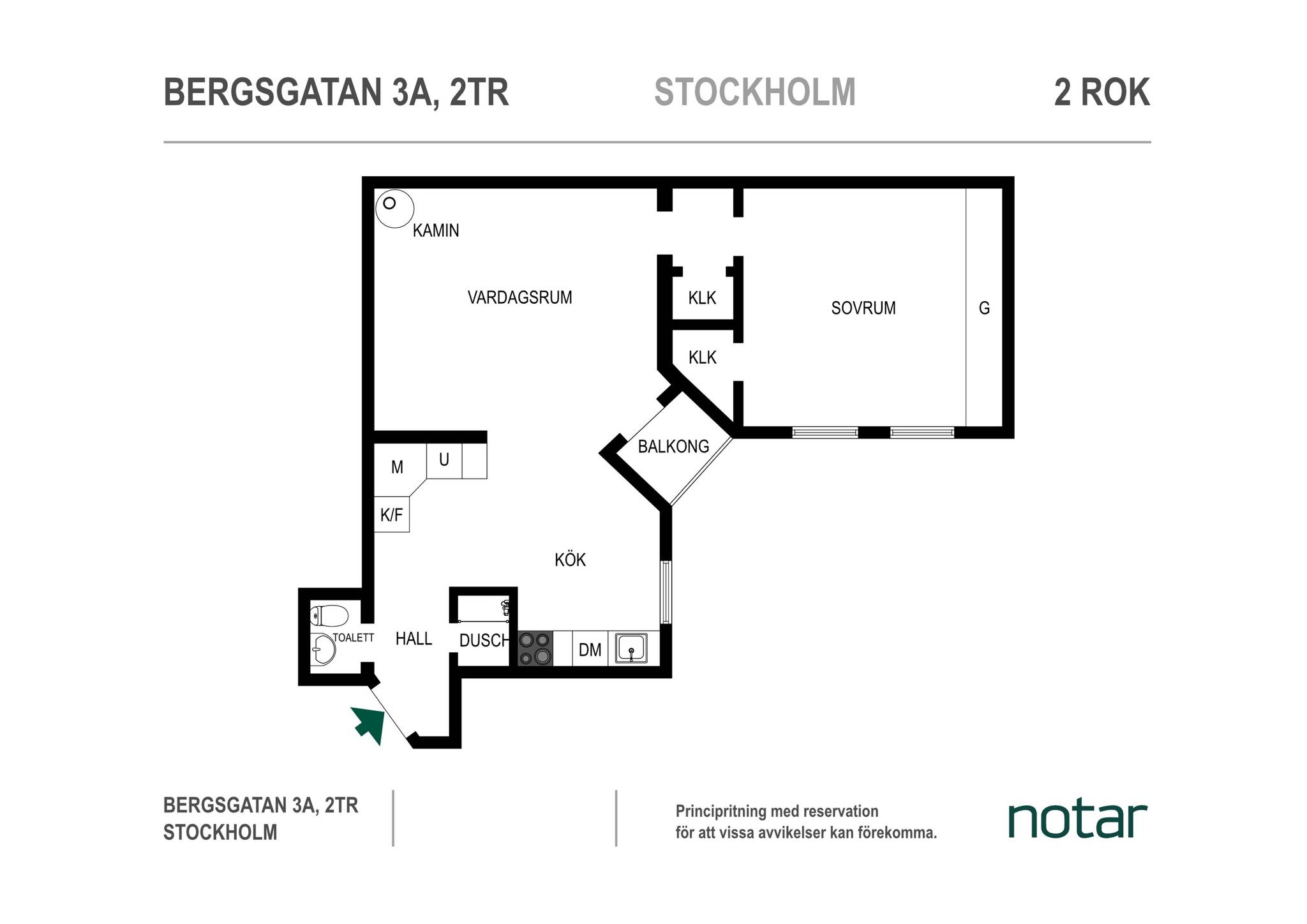 2 rum Lägenhet på Bergsgatan 3A, 2tr Kungsholmen Stockholms kommun - bild 40