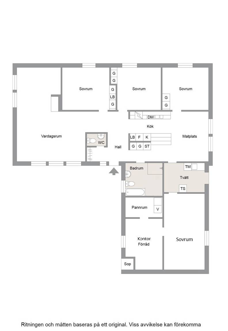 5 rum Villa på Västbyggevägen 52 Valbo Gävle kommun - bild 37