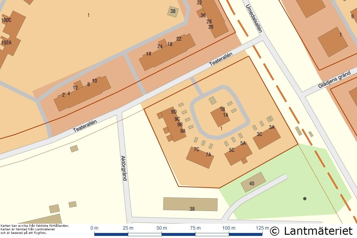 5 rum Radhus på Teaterallén 9C Umedalen Umeå kommun - bild 28