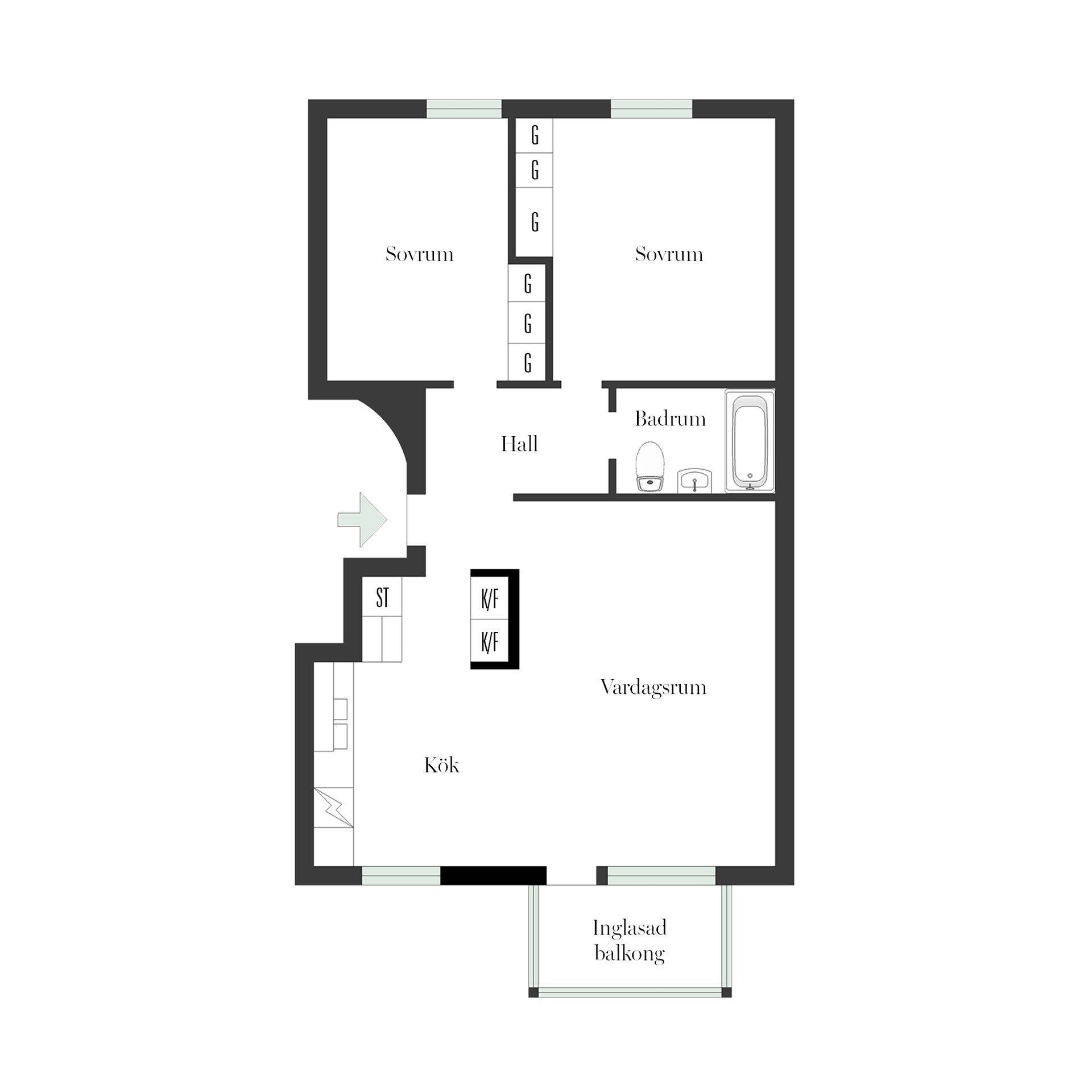 3 rum Lägenhet på Flintlåsvägen 34 Edsberg Sollentuna kommun - bild 21