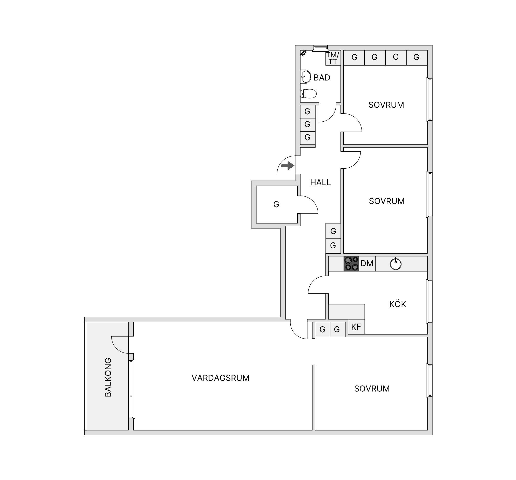 4 rum Lägenhet på Klostervägen 8E Klippan Klippans kommun - bild 16