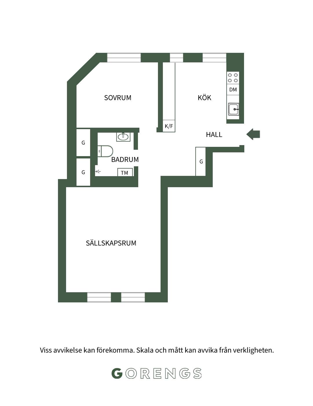2 rum Lägenhet på Valhallavägen 22 B Östermalm Stockholms kommun - bild 27