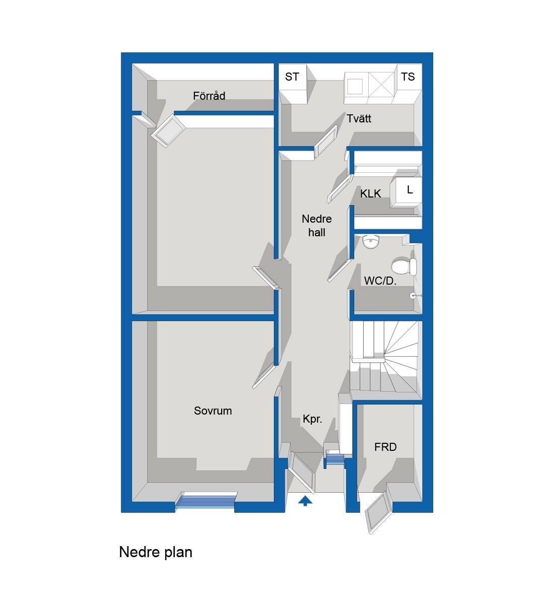 5 rum Par-/kedje-/radhus på Reliefstigen 1 Lina Hage Södertälje kommun - bild 13