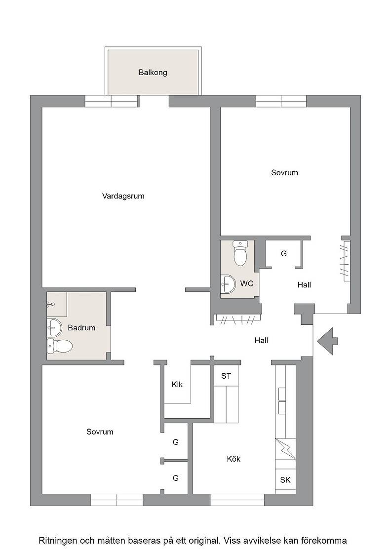 3 rum Lägenhet på Kaptensgatan 21A Skelleftehamn Skellefteå kommun - bild 25