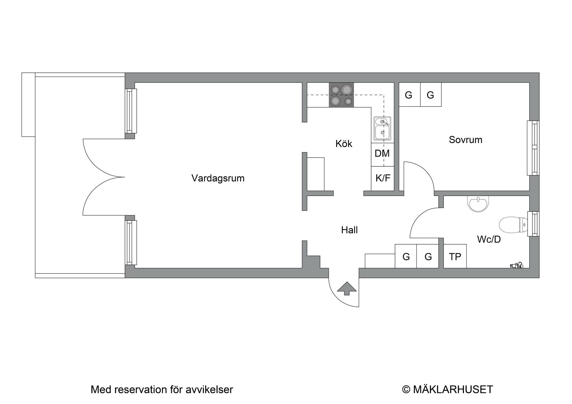 2 rum Lägenhet på Essingeringen 22b Stora Essingen Stockholms kommun - bild 26