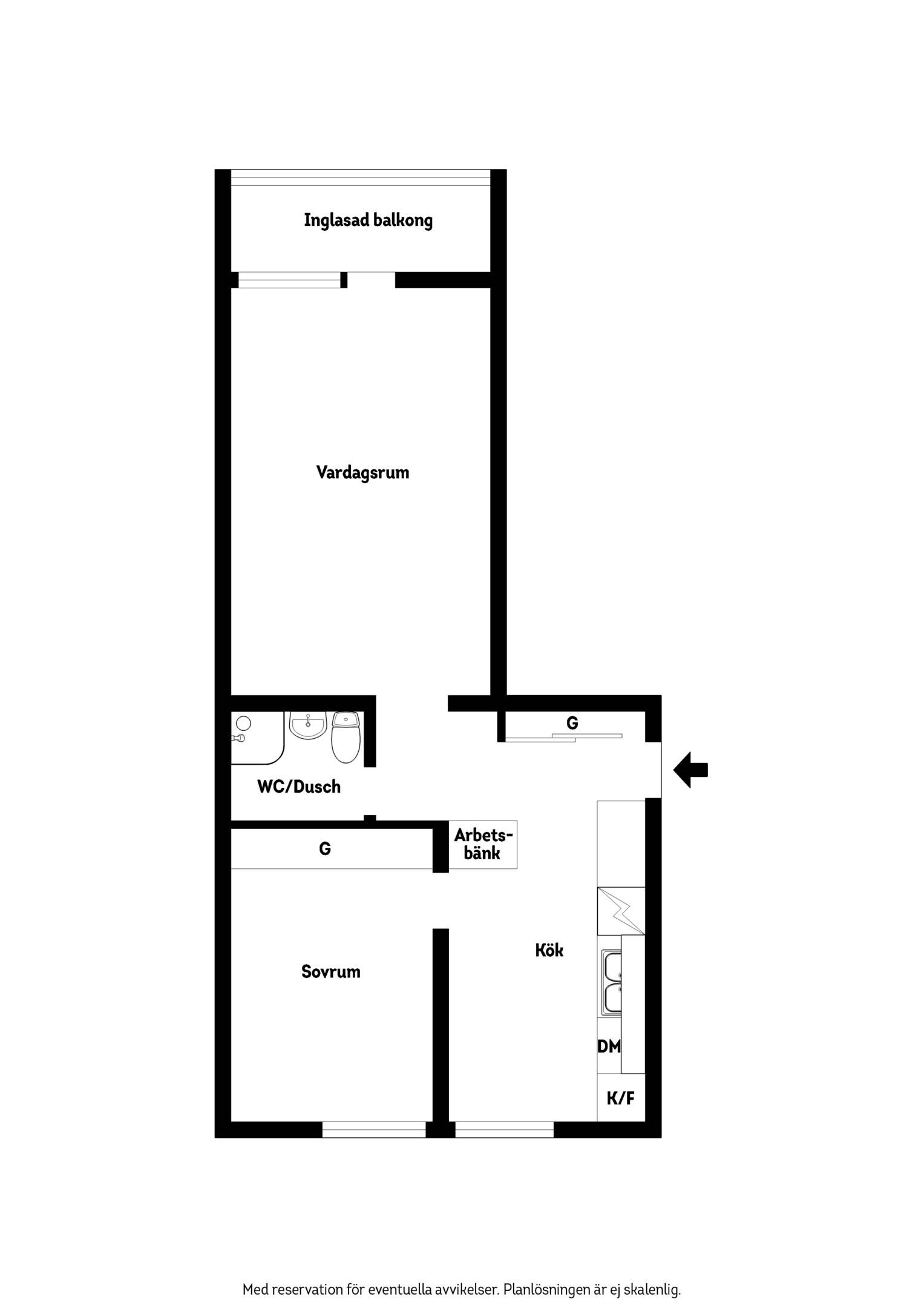 2 rum Lägenhet på Andréevägen 51C Vättersnäs Jönköpings kommun - bild 22
