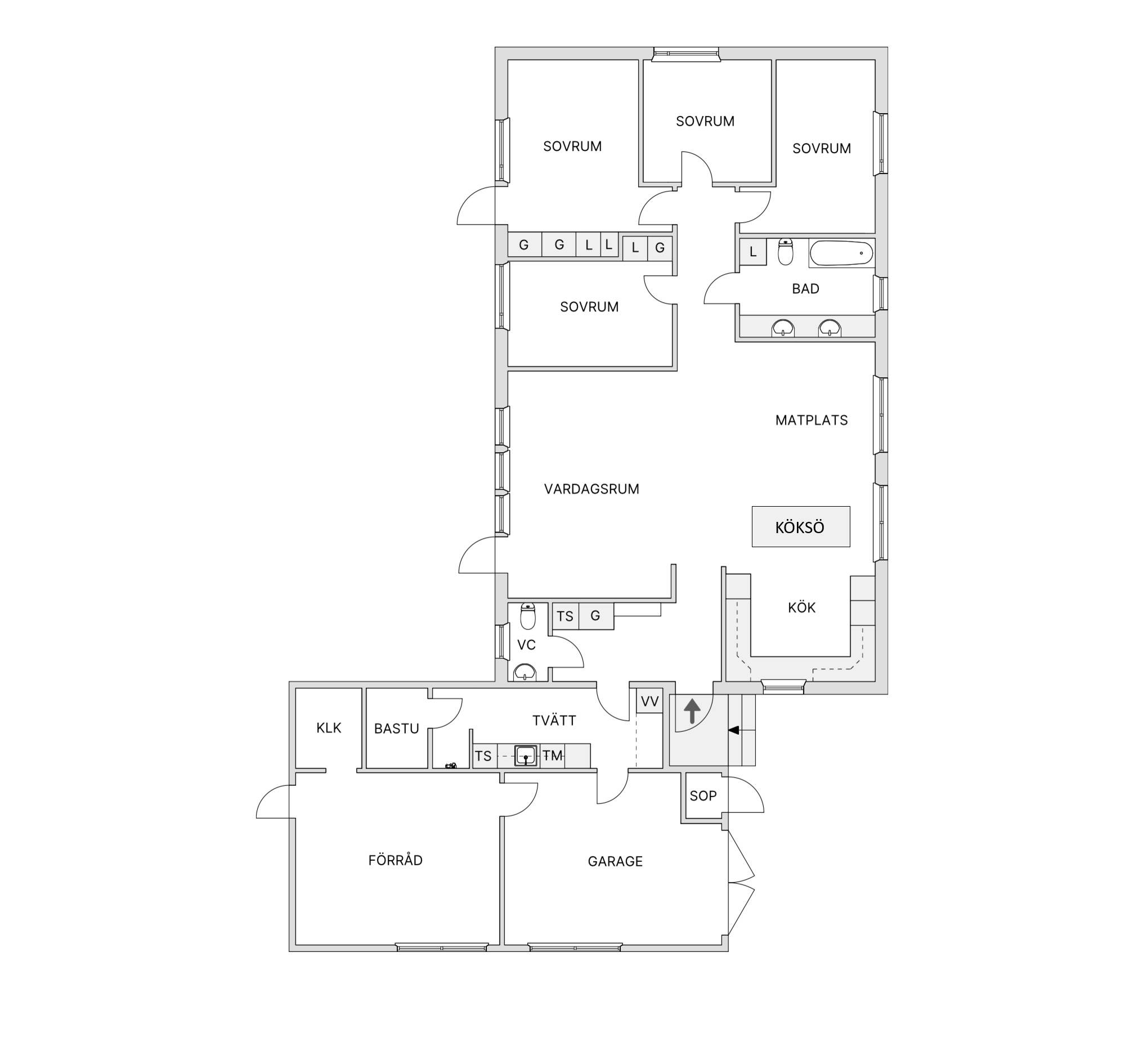 6 rum Villa på Bolidengatan 23 Skelleftehamn Skellefteå kommun - bild 51