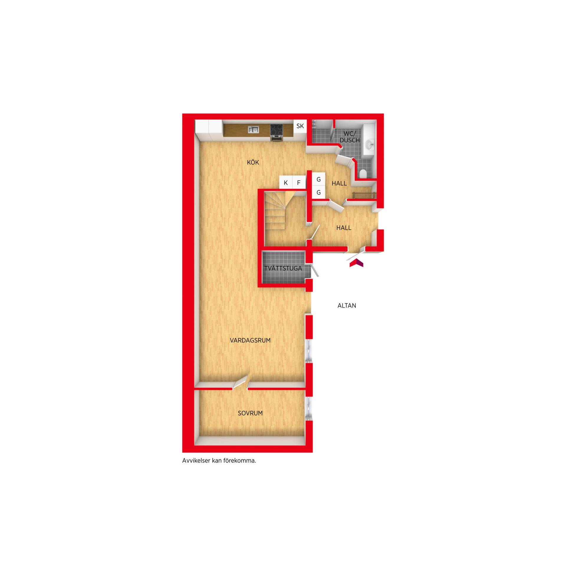 2.5 rum Lägenhet på Adelsgatan 34a Visby Gotlands kommun - bild 25