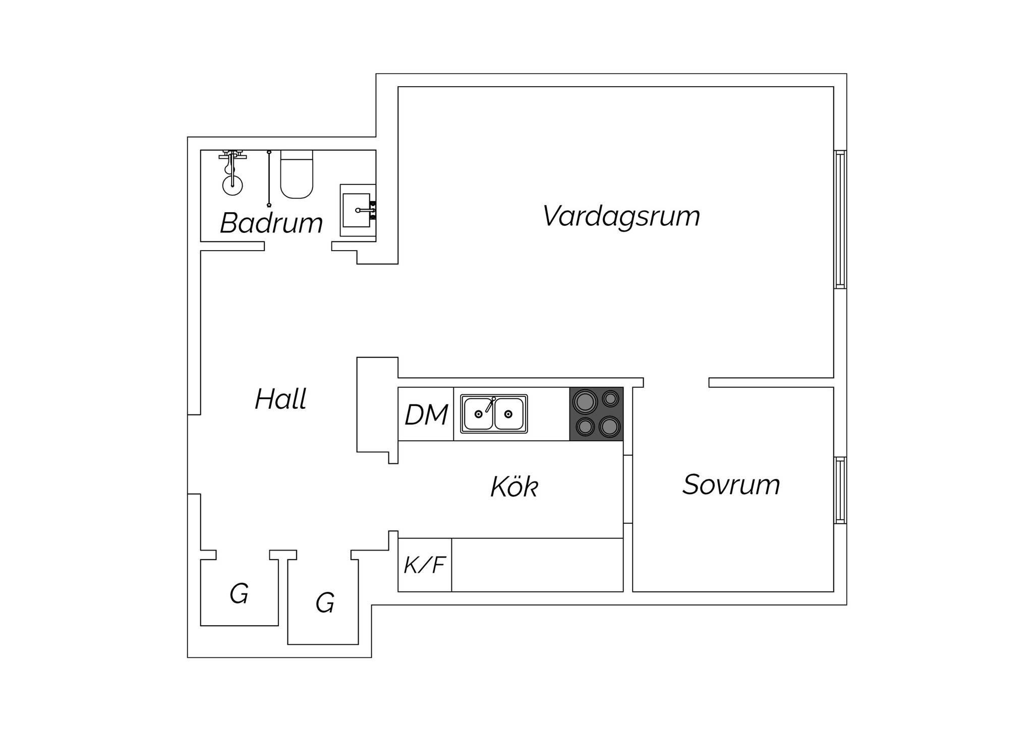 2 rum Lägenhet på Ola Hanssonsgatan 5 Kristineberg Stockholms kommun - bild 21