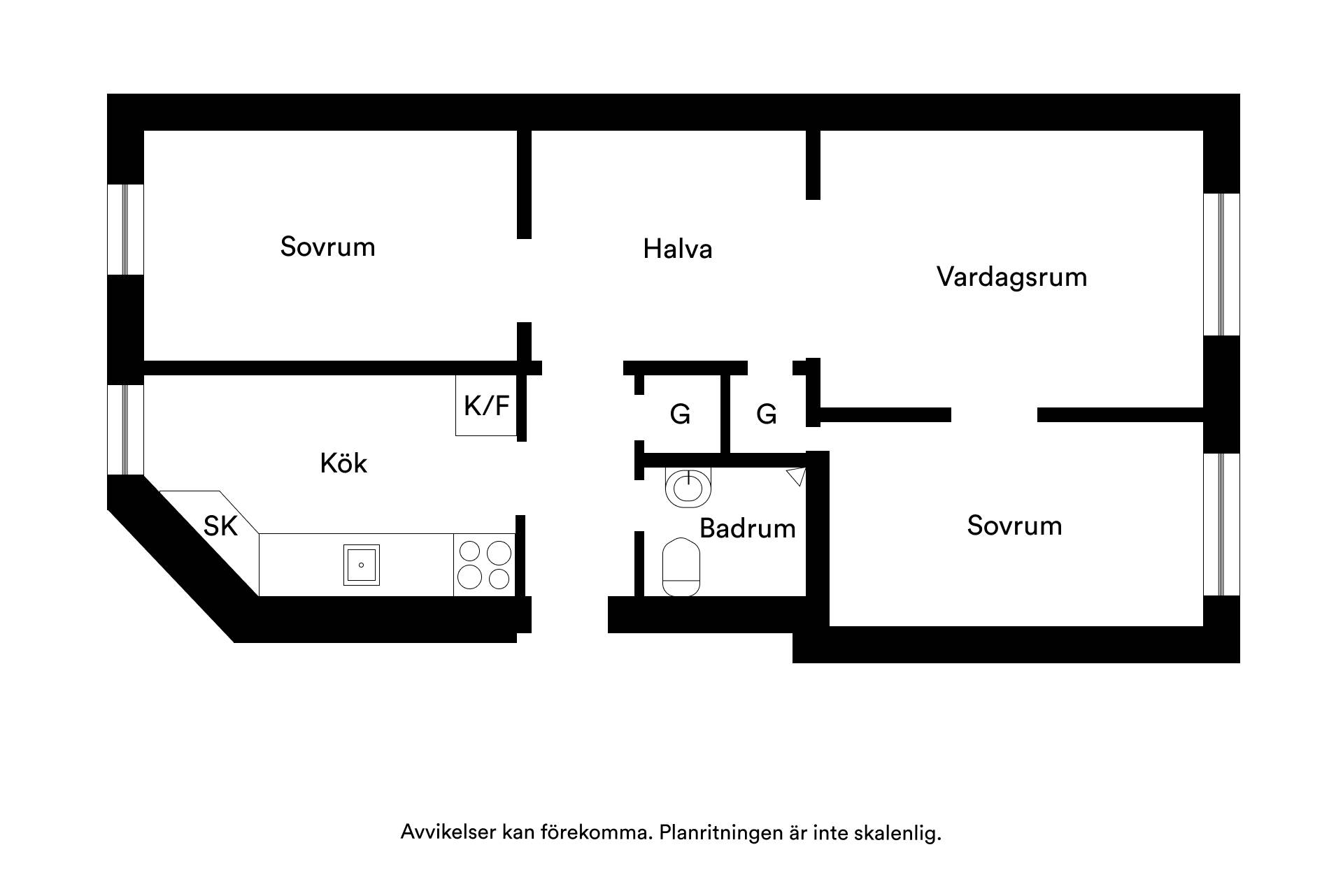 3.5 rum Lägenhet på Henrik Smithsgatan 9A S:t Knut Malmö kommun - bild 32