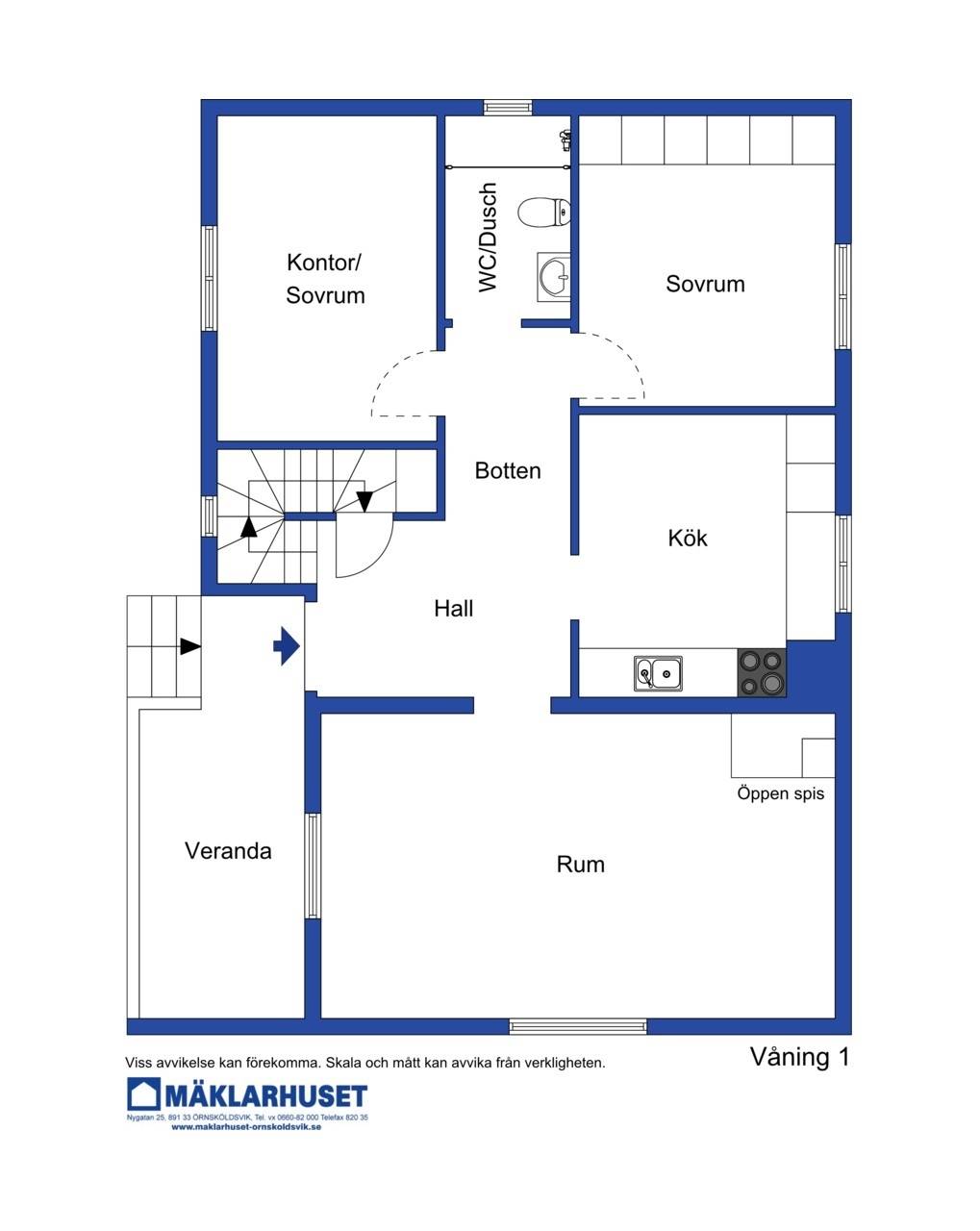 6 rum Villa på Onsdagsvägen 36 Översjäla Örnsköldsviks kommun - bild 28