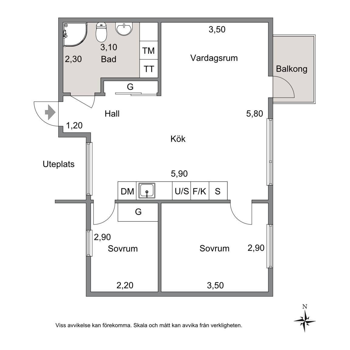3 rum Lägenhet på Bergsslingan 31 A Lerum - Norra Hallsås Lerums kommun - bild 20
