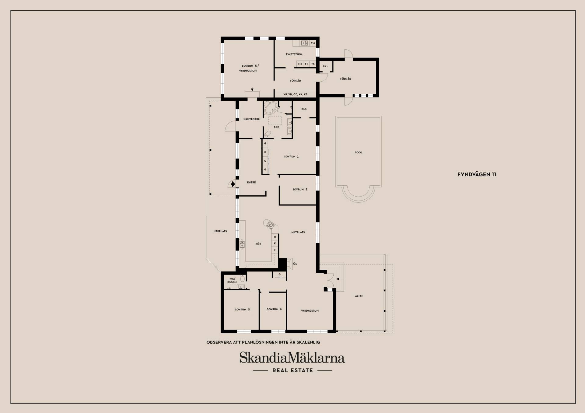 6 rum Villa på Fyndvägen 11 Skälby Järfälla kommun - bild 32