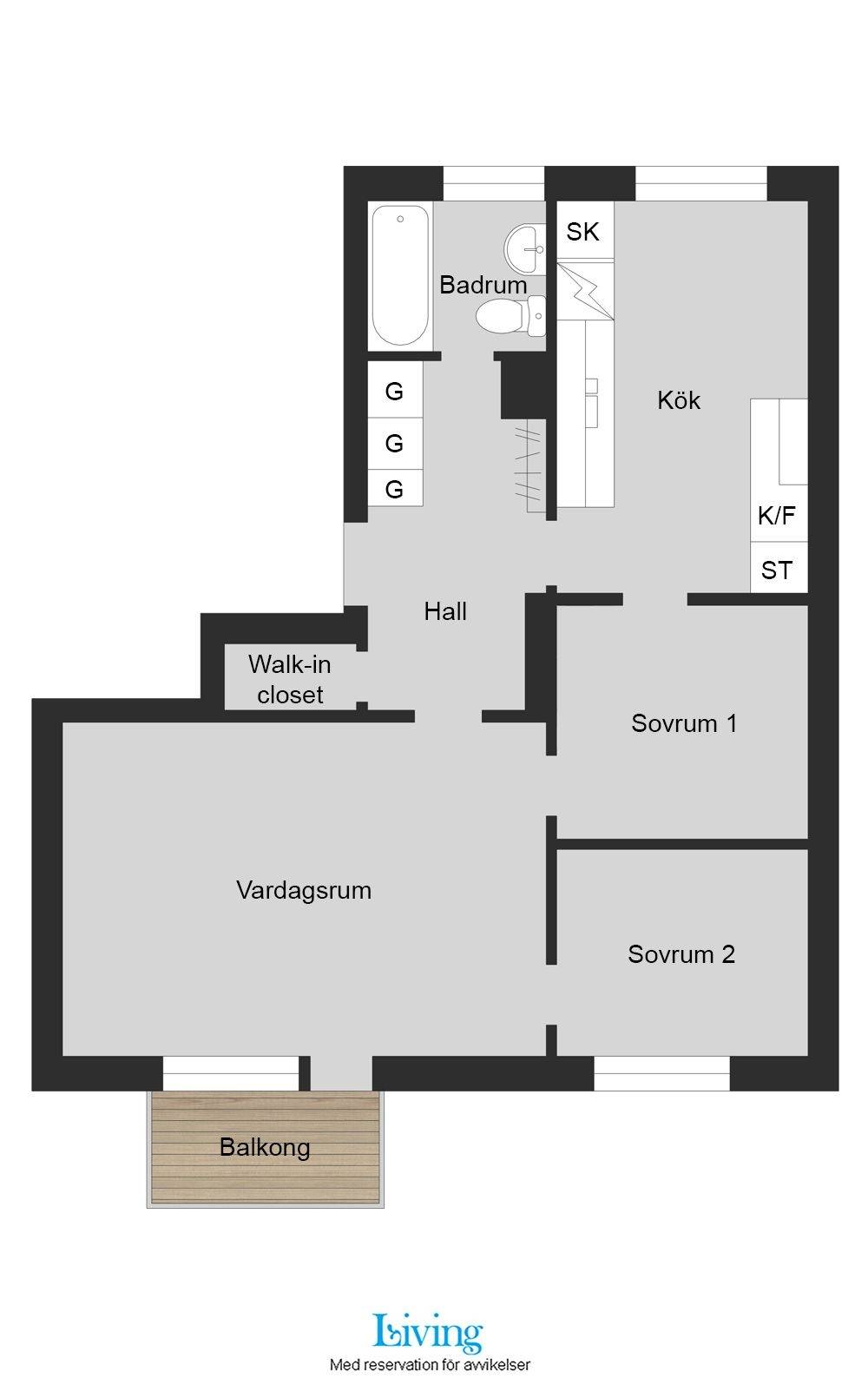 2 rum Lägenhet på Bäckaskiftsvägen 48 Stureby Stockholms kommun - bild 20