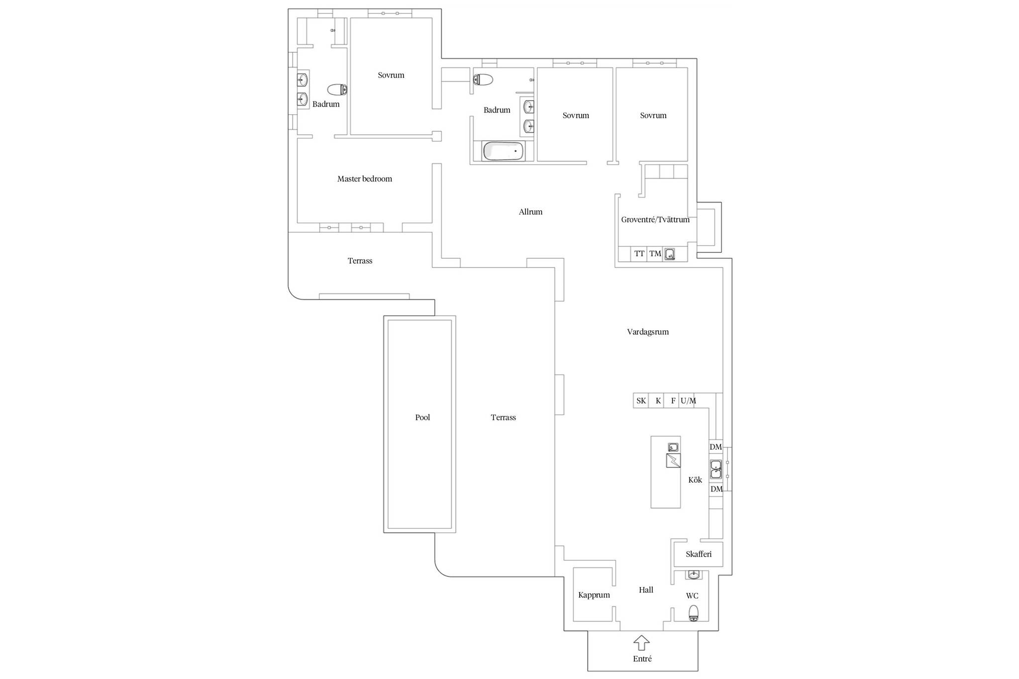 6 rum Villa på Pilegårdsvägen 9 Falsterbo Vellinge kommun - bild 29