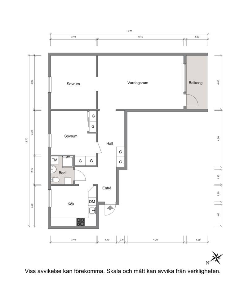 3 rum Lägenhet på Postgatan 2B Osby Osby kommun - bild 18