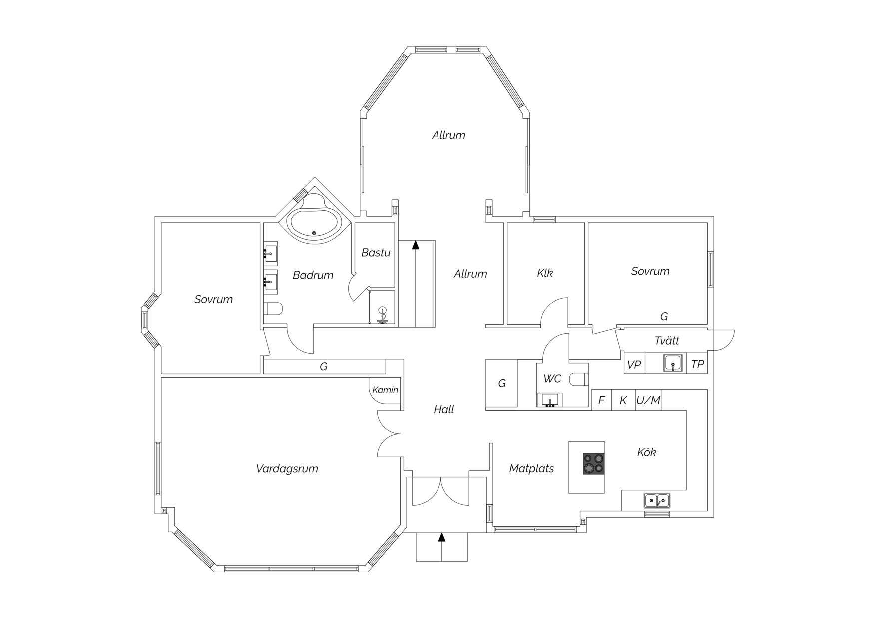 6 rum Villa på Nordfjällsvägen 25 Näset Göteborgs kommun - bild 39