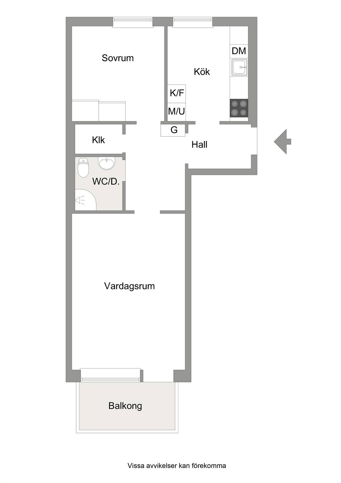 2 rum Lägenhet på Trapplan 2A Lustigknopp Falu kommun - bild 30