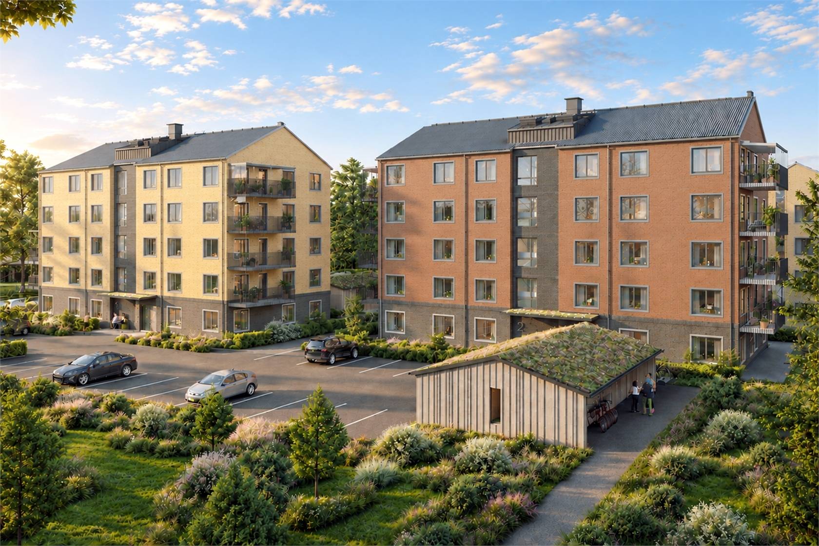 Jonsbergsvägen - Brf Bolselyckan , Trönninge, Varbergs kommun